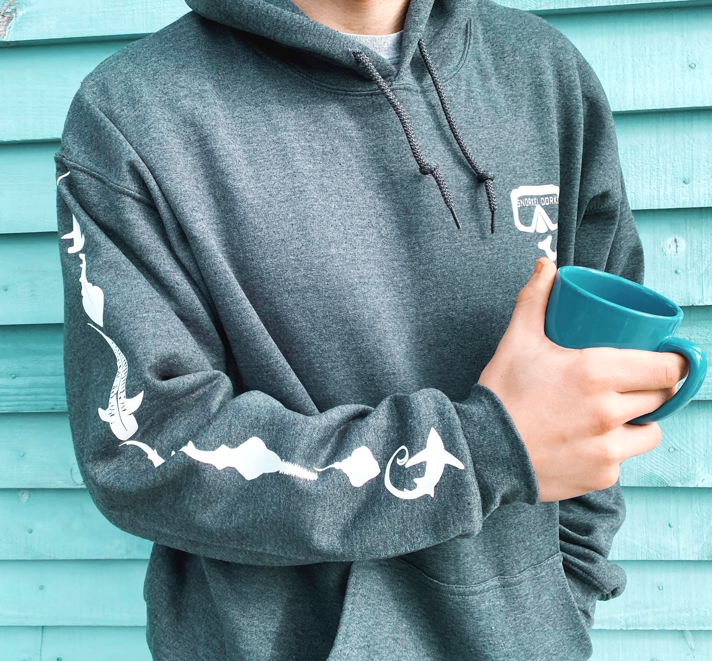 Grey Sharky Hoodie