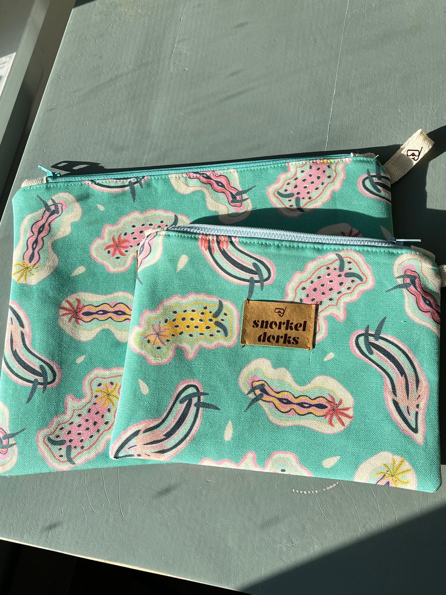 Vibrant Nudibranch Zipper Pouch