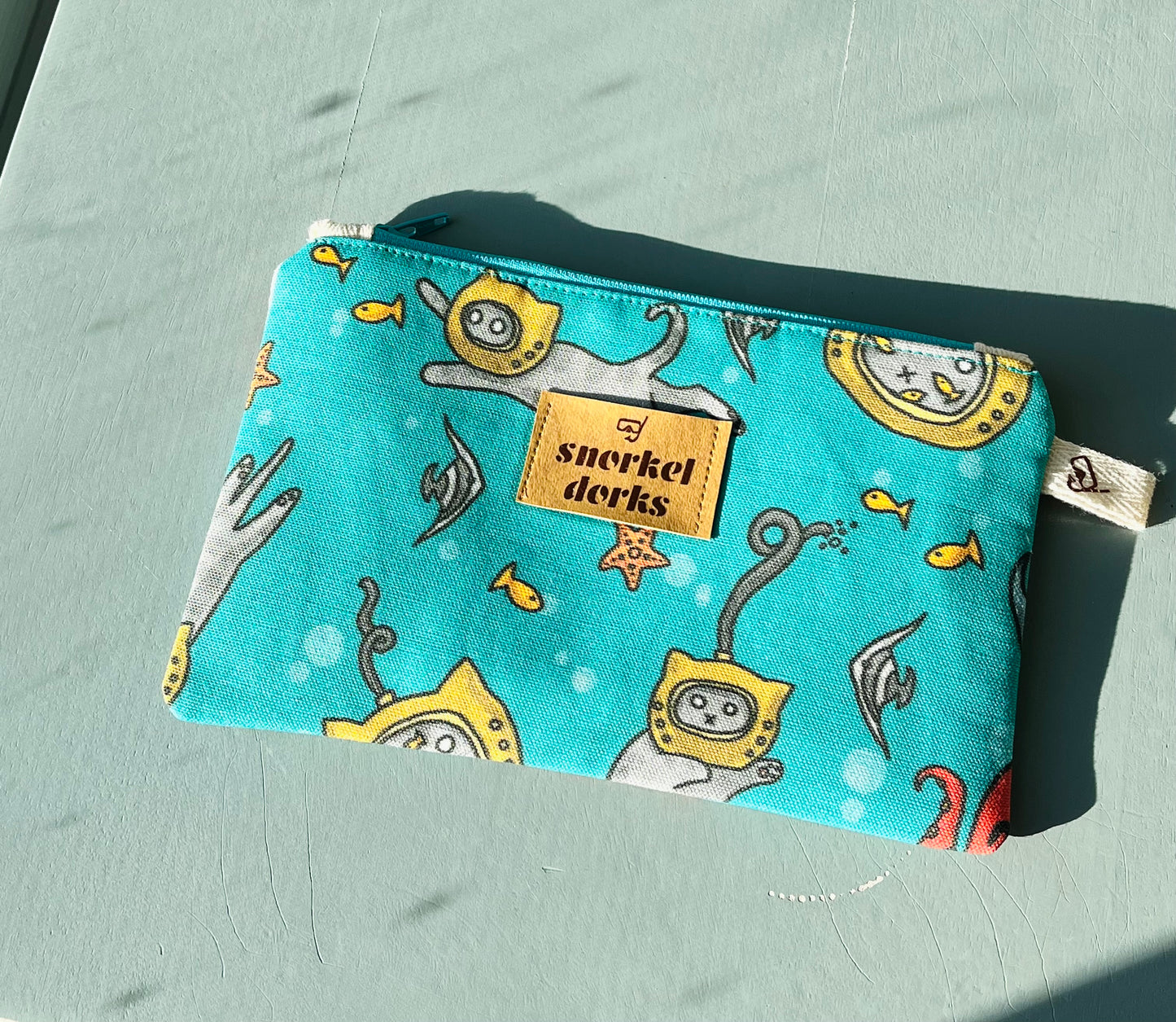 Deep Sea Cat Zipper Pouch