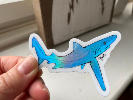 Holographic Blue Shark